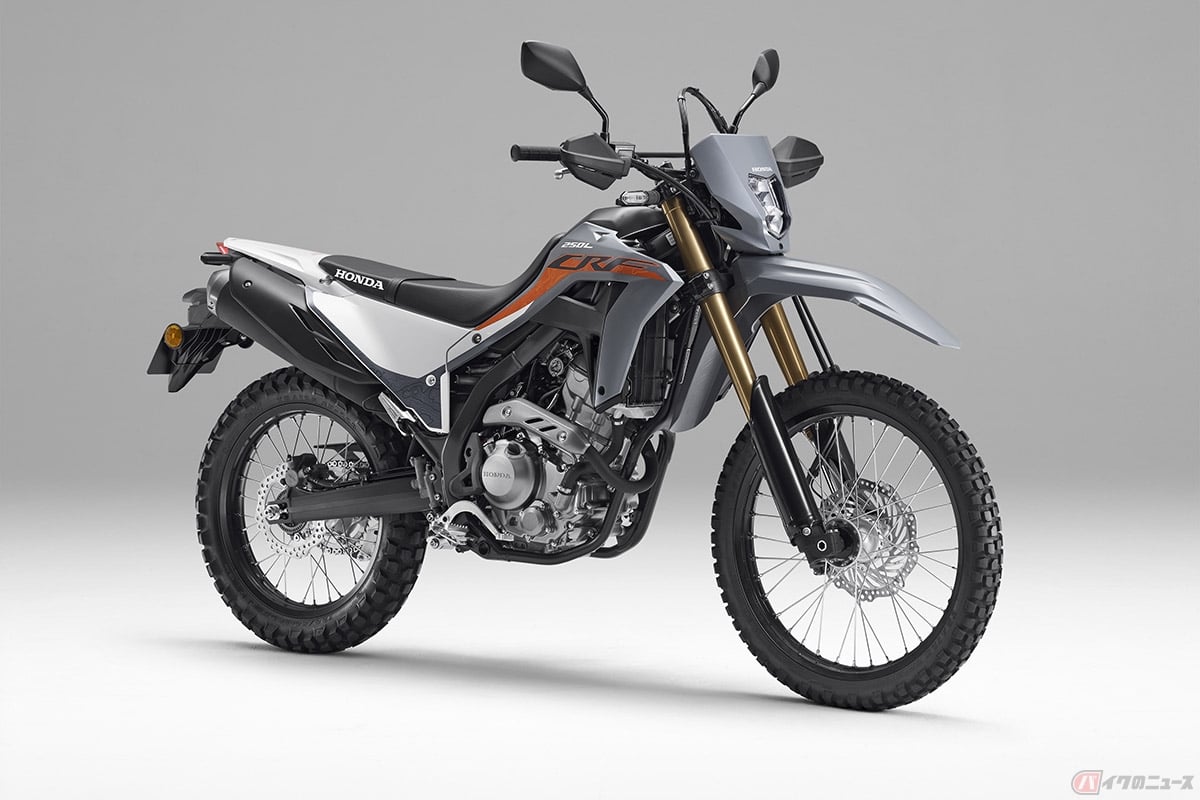 ホンダ新型「CRF250L」スウィフトグレー