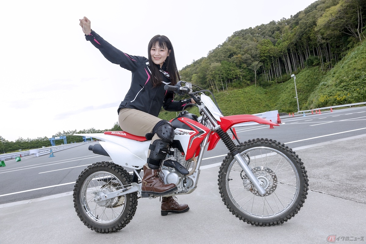 ホンダが主催するオフロードスクールに参加