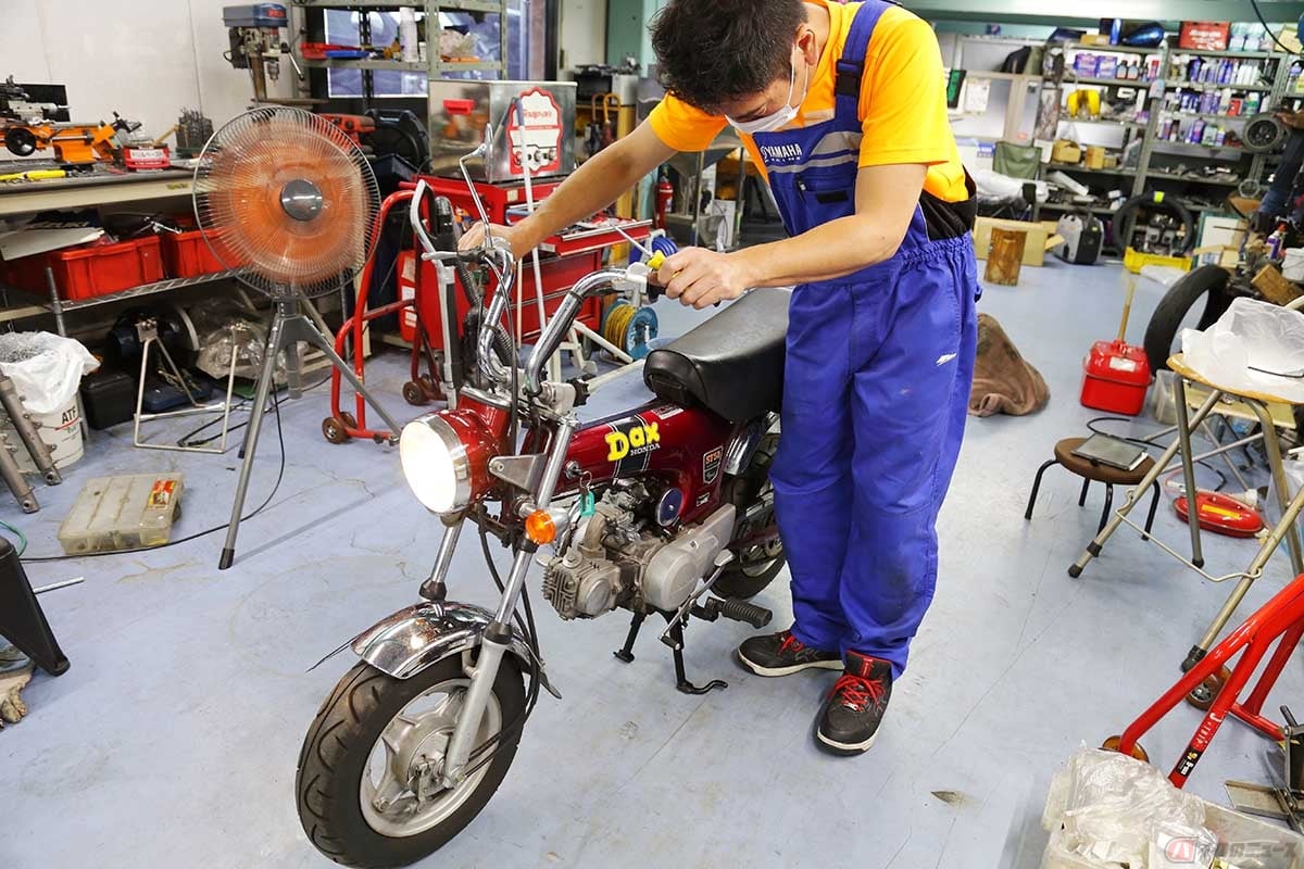 エンジンを始動