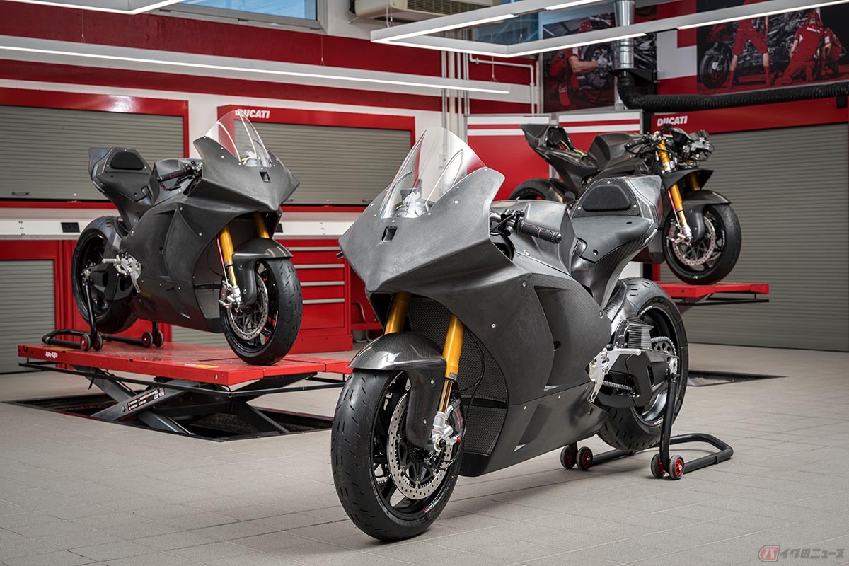 ドゥカティのMotoE用電動バイク「V21L」