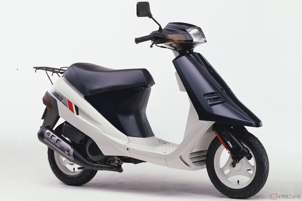 1987年に初めて発売された原付一種スクーター「アドレス」