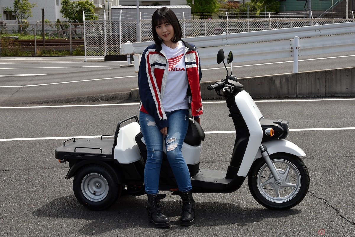 交換式バッテリー「Honda Mobile Power Pack」を使用したビジネス用電動三輪スクーター「ジャイロ e:（ジャイロ イー）」