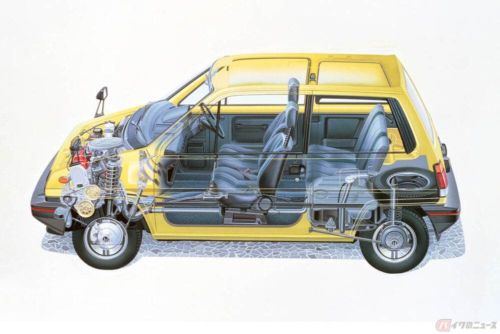 ホンダ「モトコンポ」が「シティ」から飛び出す!? レトロな