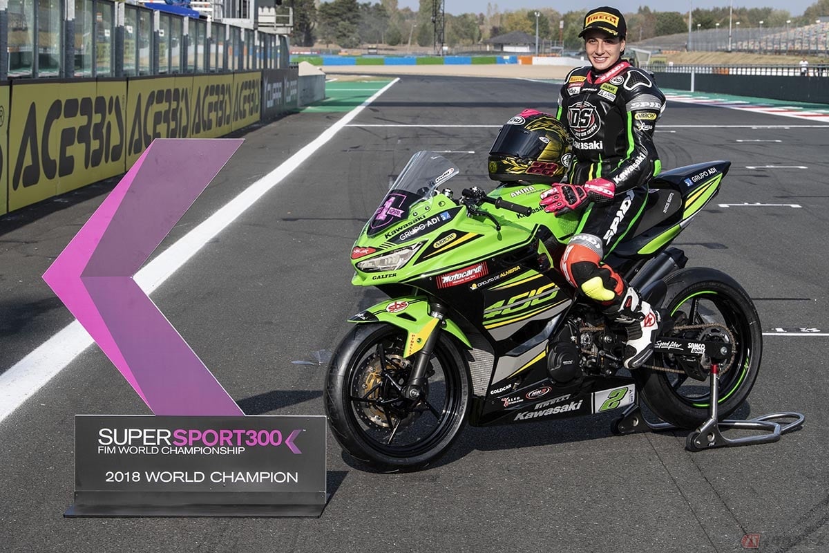 ロードレース世界選手権の軽量級クラス「Moto3」参戦するアナ・カラスコ選手