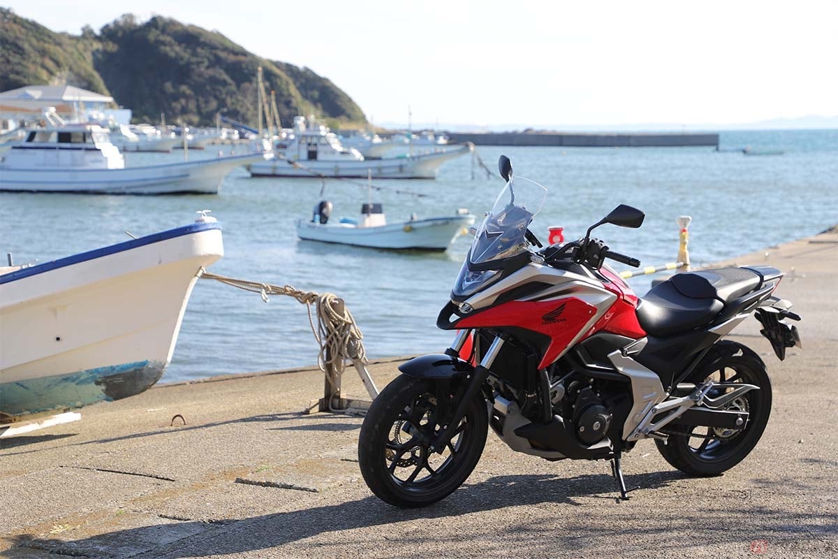 「おっ!」と思った風景があると気軽に停まり、Uターンする気にさせてくれるのが「NC750X」の良いところ