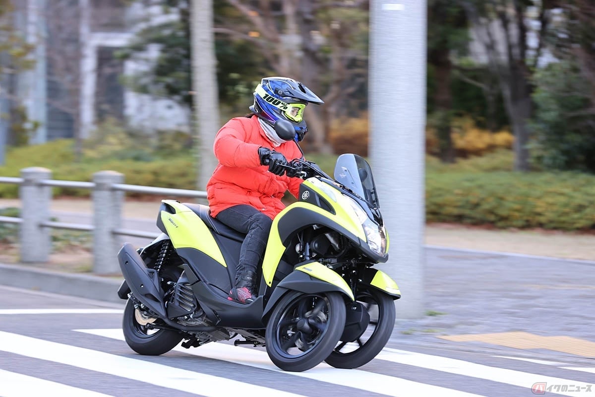 ヤマハ独自のLMWテクノロジーを搭載した「トリシティ125」