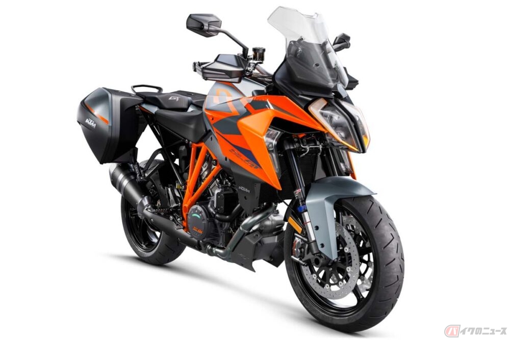 KTMのVツインエンジンを搭載する「1290スーパーデューク」シリーズ3