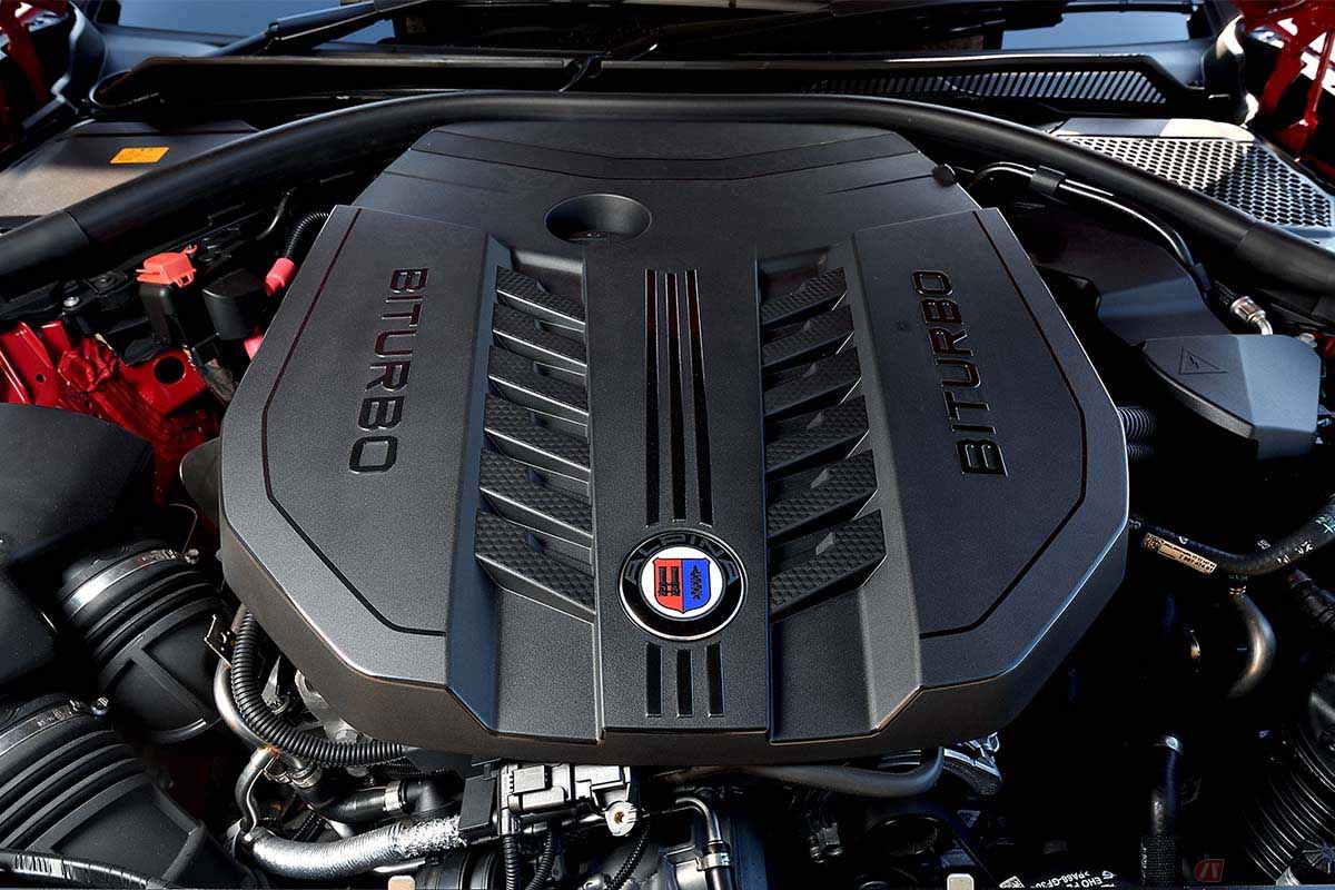 3.0リッター直列6気筒ビ・ターボ・エンジンを搭載する「BMW ALPINA B3 Touring」