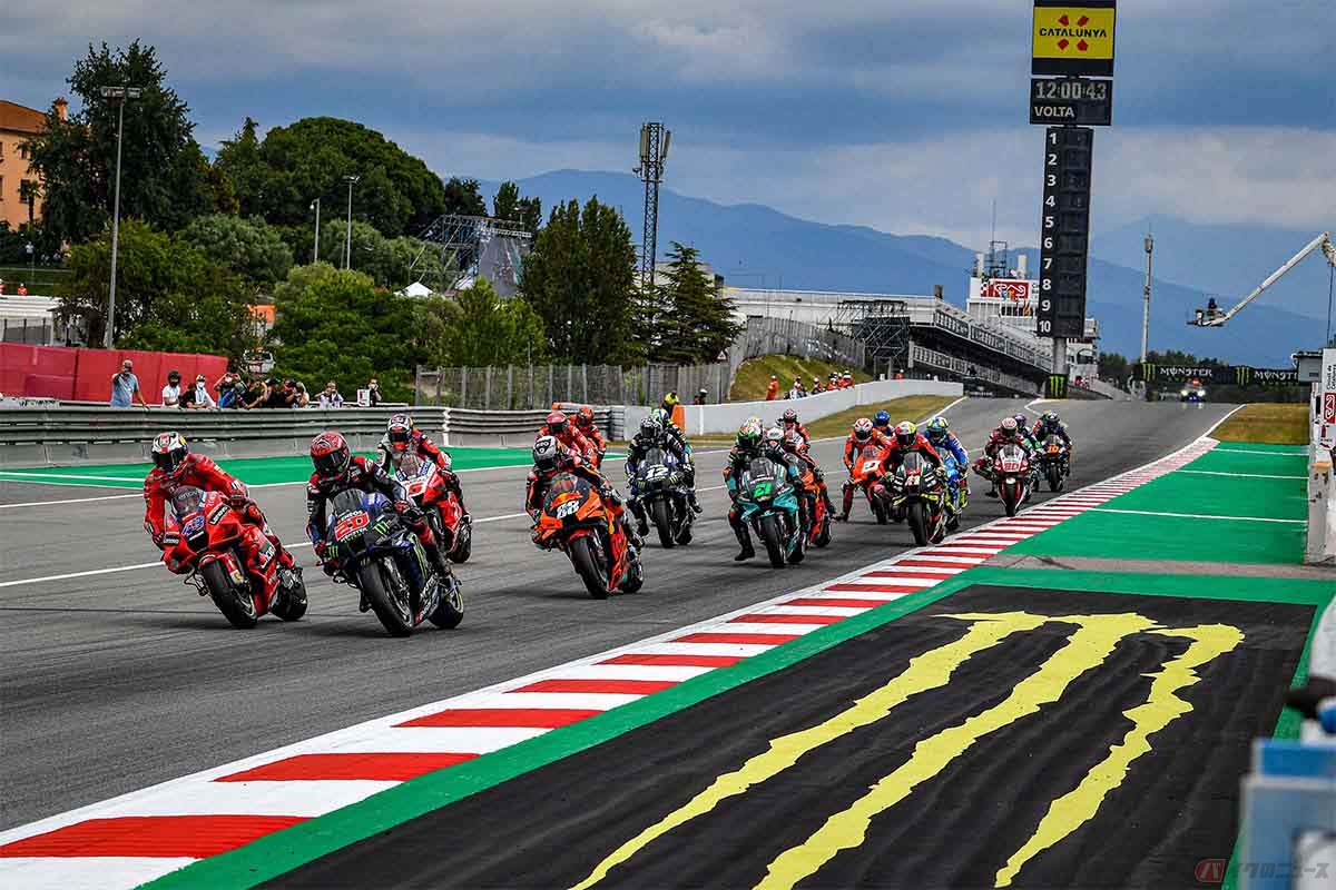MotoGPが最も多く開催される国はスペイン。写真のカタルーニャに、ヘレス、バレンシアを加えて年間3度の開催が予定されている