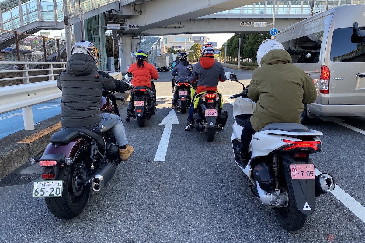 バイクの交通ルールは、排気量ごとに異なります
