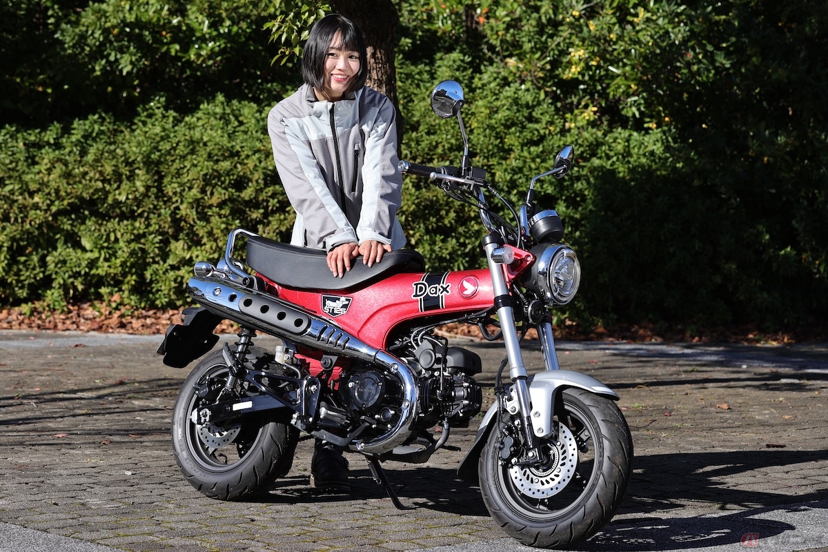 乗って楽しい！見て可愛い！！ホンダ「ダックス125」に、つぐみらいだ