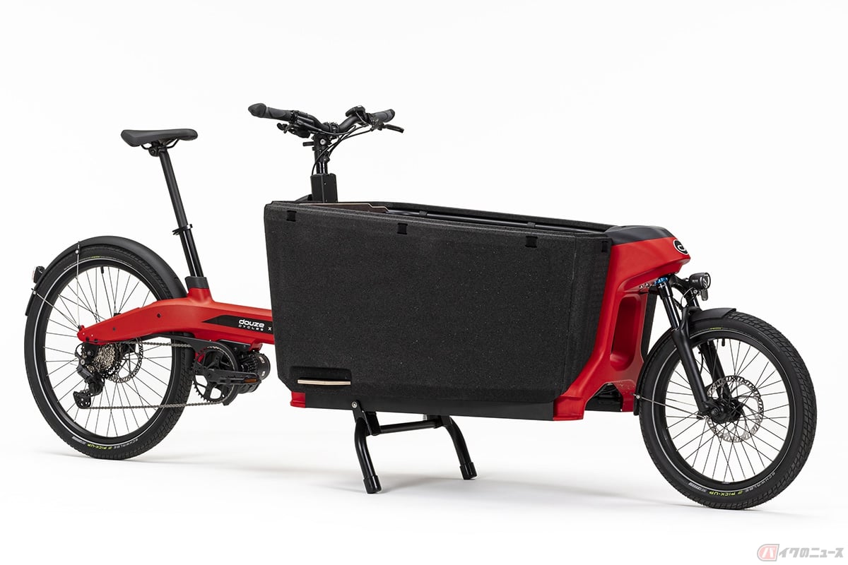 仏トヨタ✕DOUZE Cyclesによる電動カーゴバイク「DOUZE Cycles ✕ Toyota Mobility」