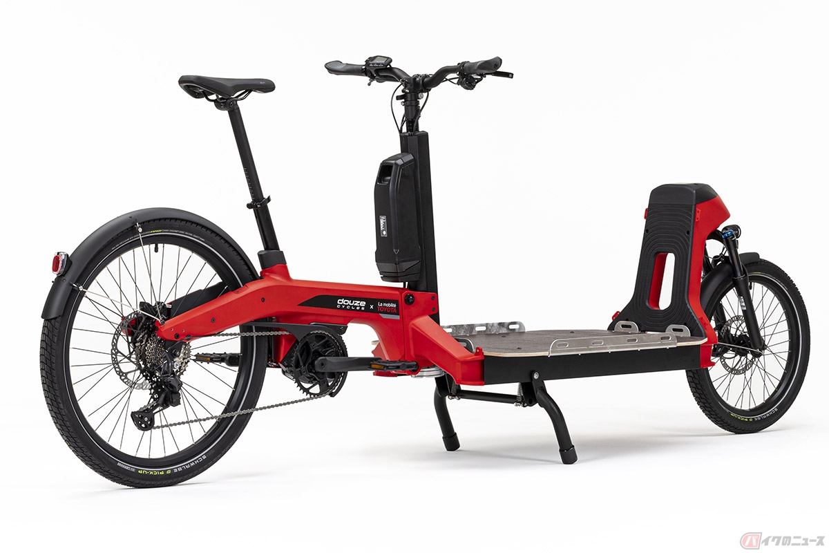 仏トヨタ✕DOUZE Cyclesによる電動カーゴバイク「DOUZE Cycles ✕ Toyota Mobility」