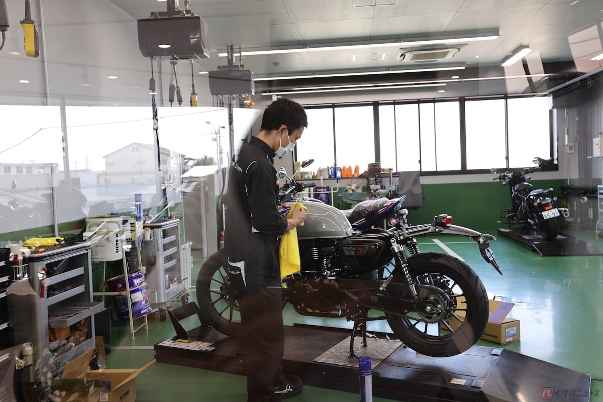 軽二輪車や原付であっても、年に一回定期点検をするのが好ましいです