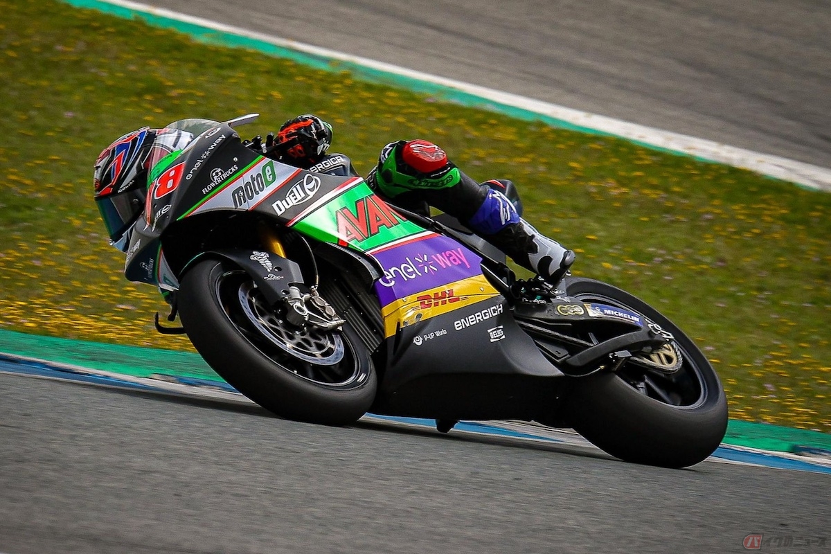 2021年からMotoEクラスに参戦を開始した大久保光選手