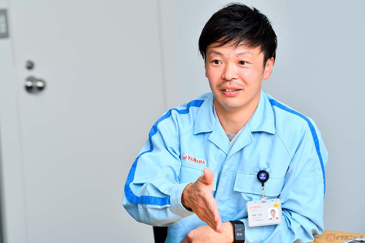 尾崎友哉さん PF車両ユニット PF車両開発統括部 OV開発部 YZグループ