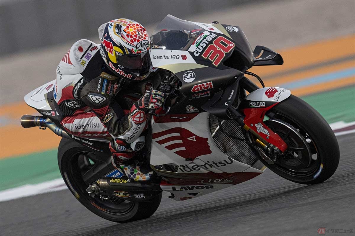 ホンダのMotoGPマシン「RC213V」を駆り、2022年シーズンのMotoGPクラスに参戦する唯一の日本人ライダー、中上貴晶選手(#30 LCR Honda IDEMITSU)
