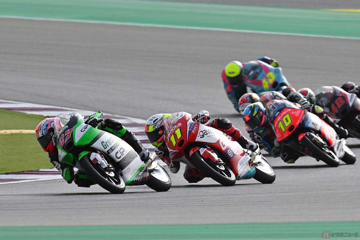 2022年シーズンのMoto3クラスに参戦する鳥羽海渡選手(KTM/#27)