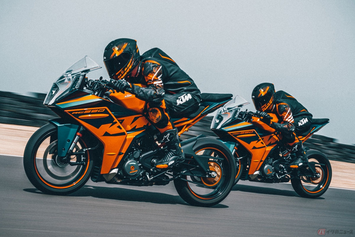 KTM「RC 390」(2022年型)※オプション装着車