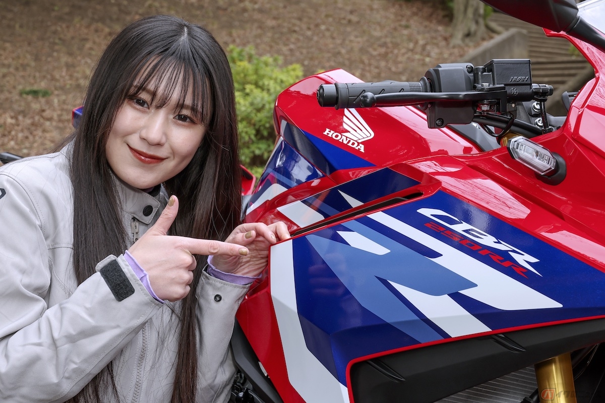カウル・タンク・サイドカバーが繋がっているようなシンプルなビジュアルに変更されている