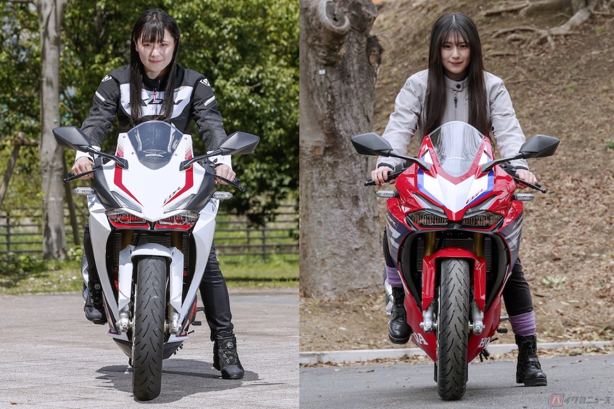 CBR250RR左:2022年型/右:2023年型