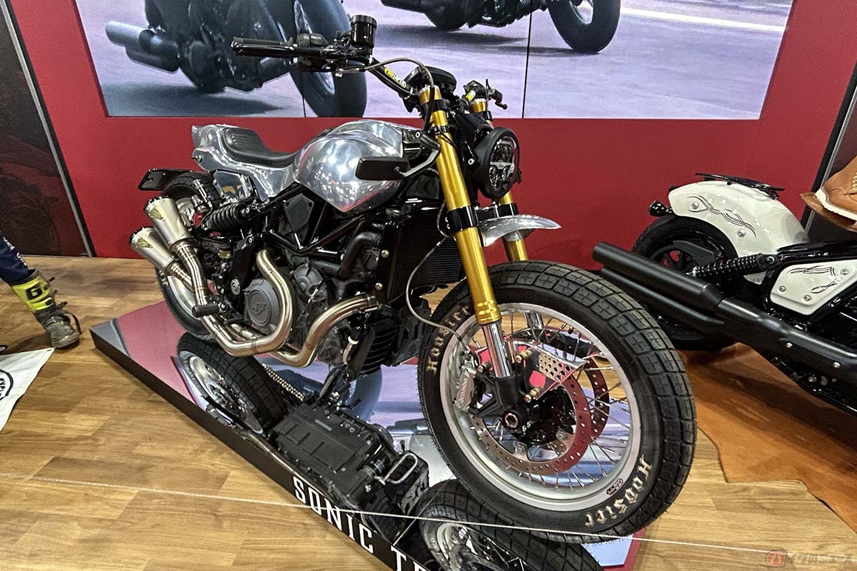 B'z稲葉浩志氏の愛車として製作されたインディアン・FTR1200Sベースのカスタムバイク「SONIC TEMPLE」