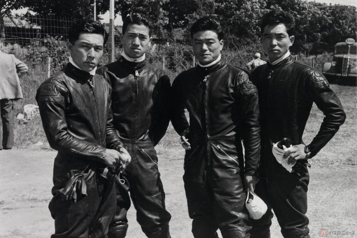 1959年の「マン島TTレース」に参戦したホンダチーム