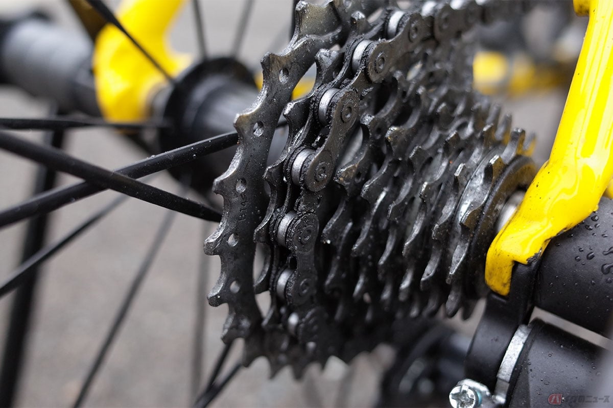 スプロケを交換する効果は自転車のギアチェンジと同じイメージ