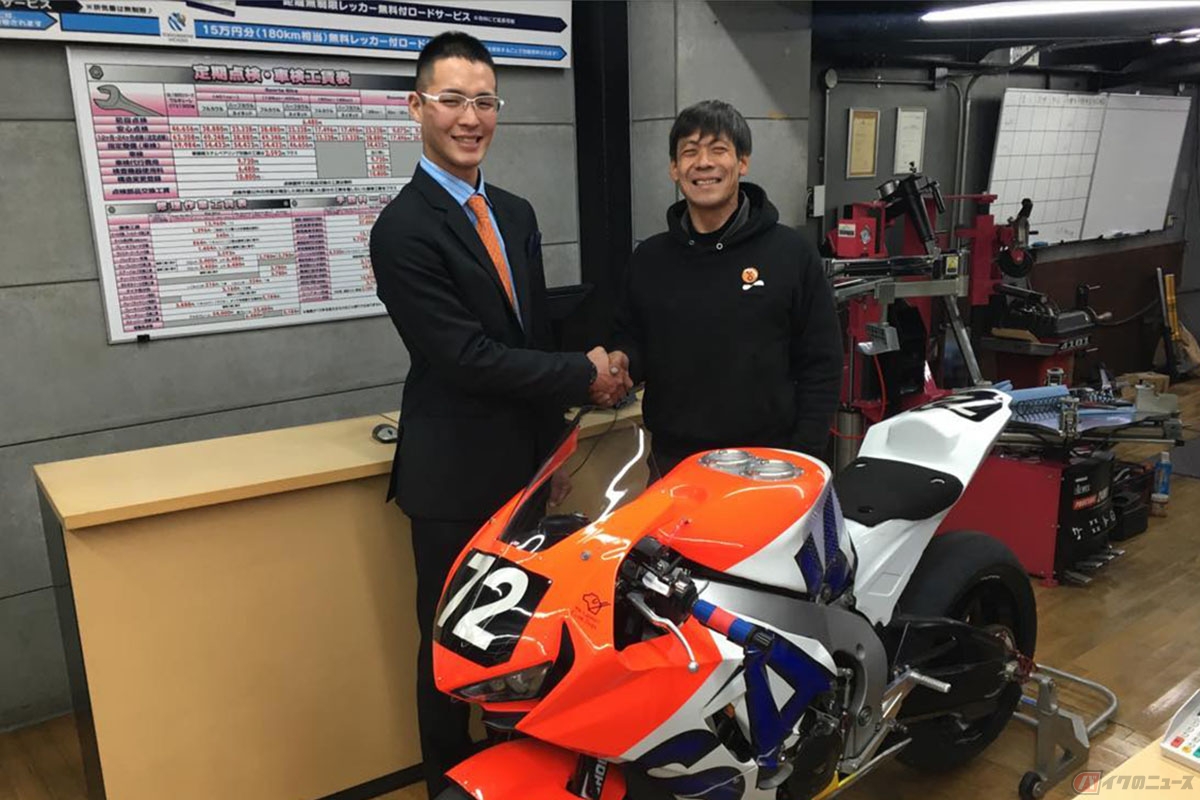 桜井ホンダから全日本ロードレース選手権に参戦する濱原颯道(はまはらそーどー)選手