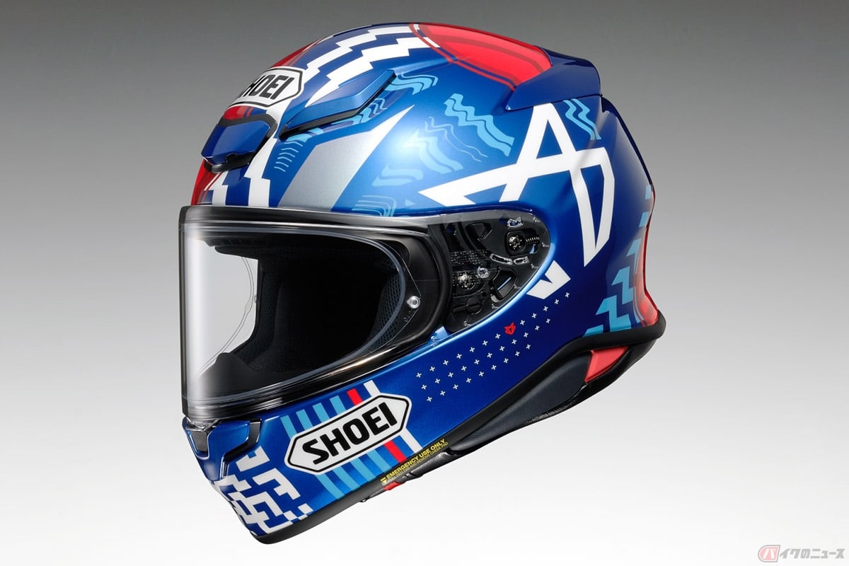 SHOEIのピュアスポーツフルフェイス「Z-8」に追加される、MotoGPライダー ファビオ・ディ・ジャンアントニオ選手のレプリカモデル「DIGGIA」