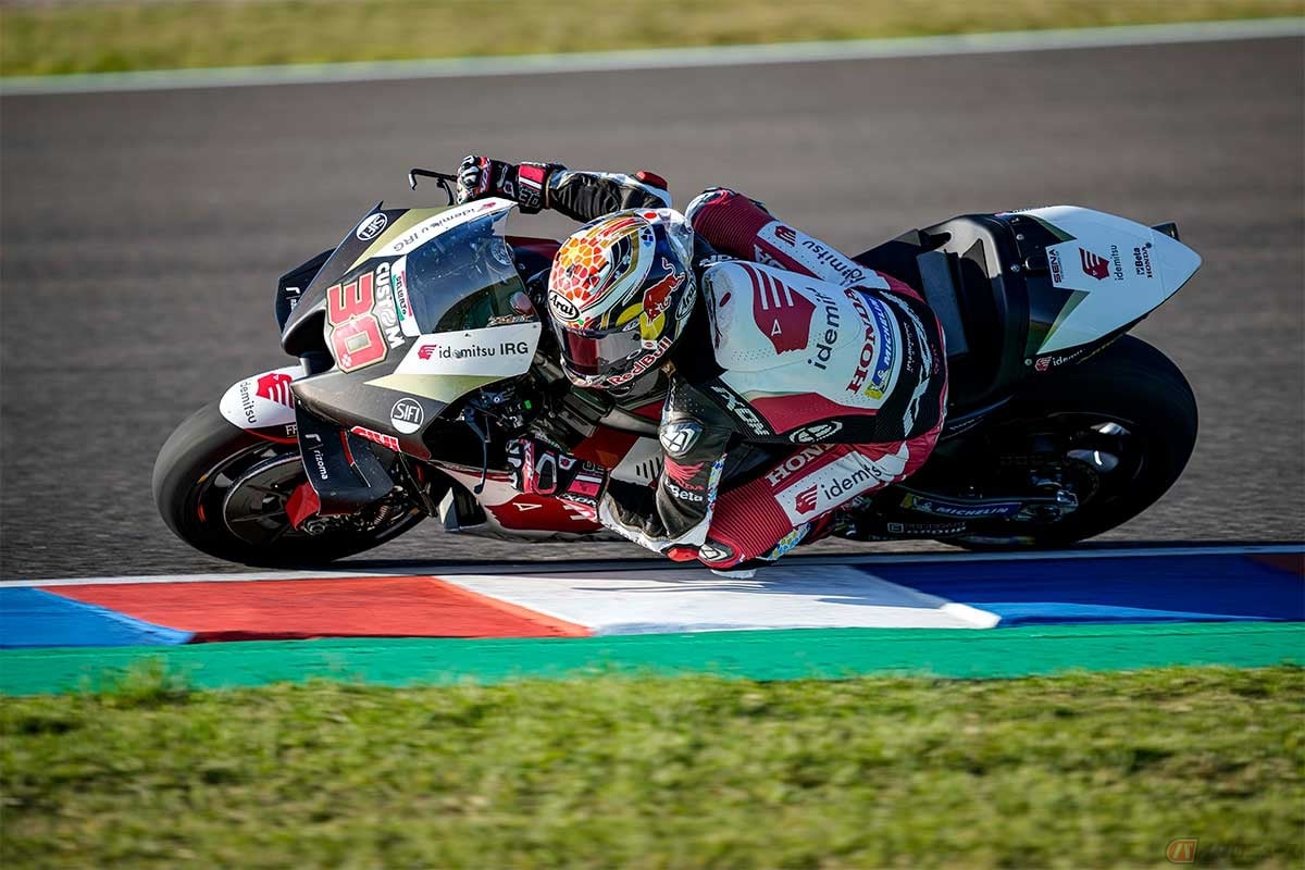 ホンダのMotoGPマシン「RC213V」を駆り、2022年シーズンのMotoGPクラスに参戦する唯一の日本人ライダー、中上貴晶選手(#30 LCR Honda IDEMITSU)