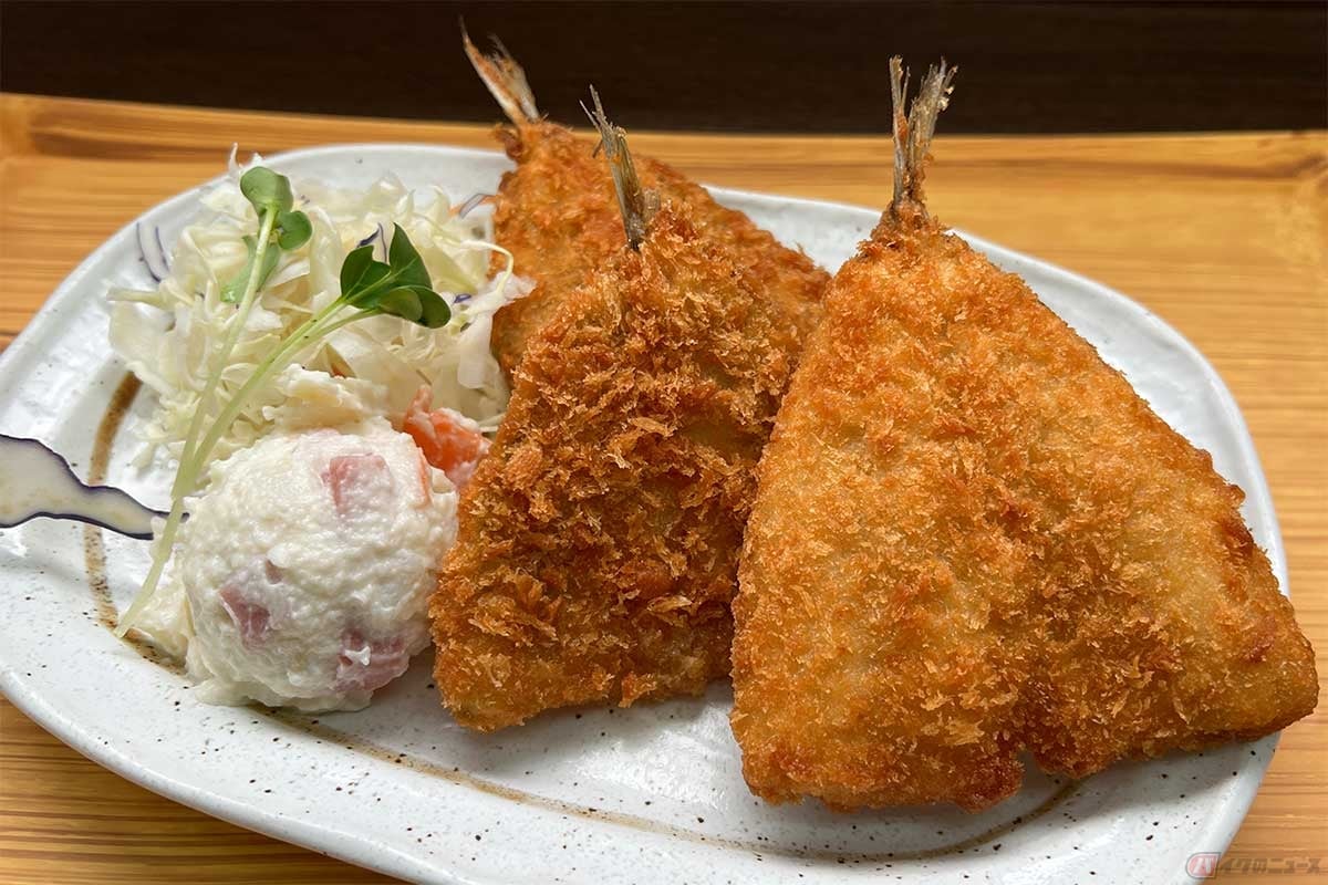 美味しいアジフライを求めて走る旅 小田厚 大磯pa で平日限定メニューを実食 その味は バイクのニュース 美味しいアジフライを求めて走る旅 小田厚 大磯pa で平日限定メニューを実食 その味は バイクのニュース