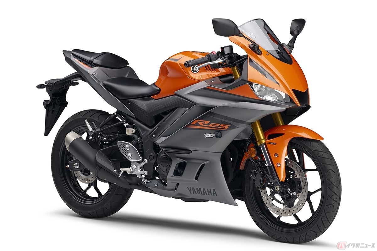 ヤマハ「YZF-R25」(2022年型)カラー:オレンジ