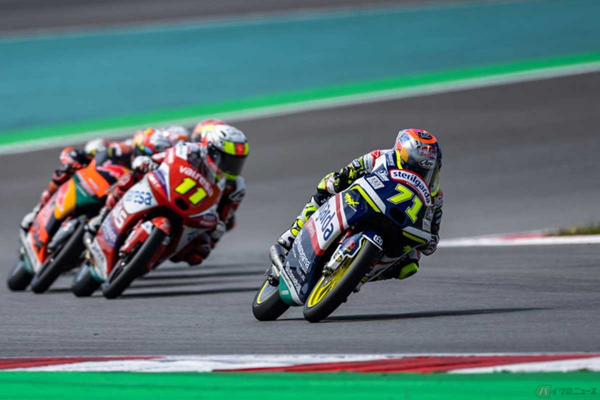 レース中は何度かトップに立った。しかしそれをキープするのがとても難しいのがMoto3というレースだ