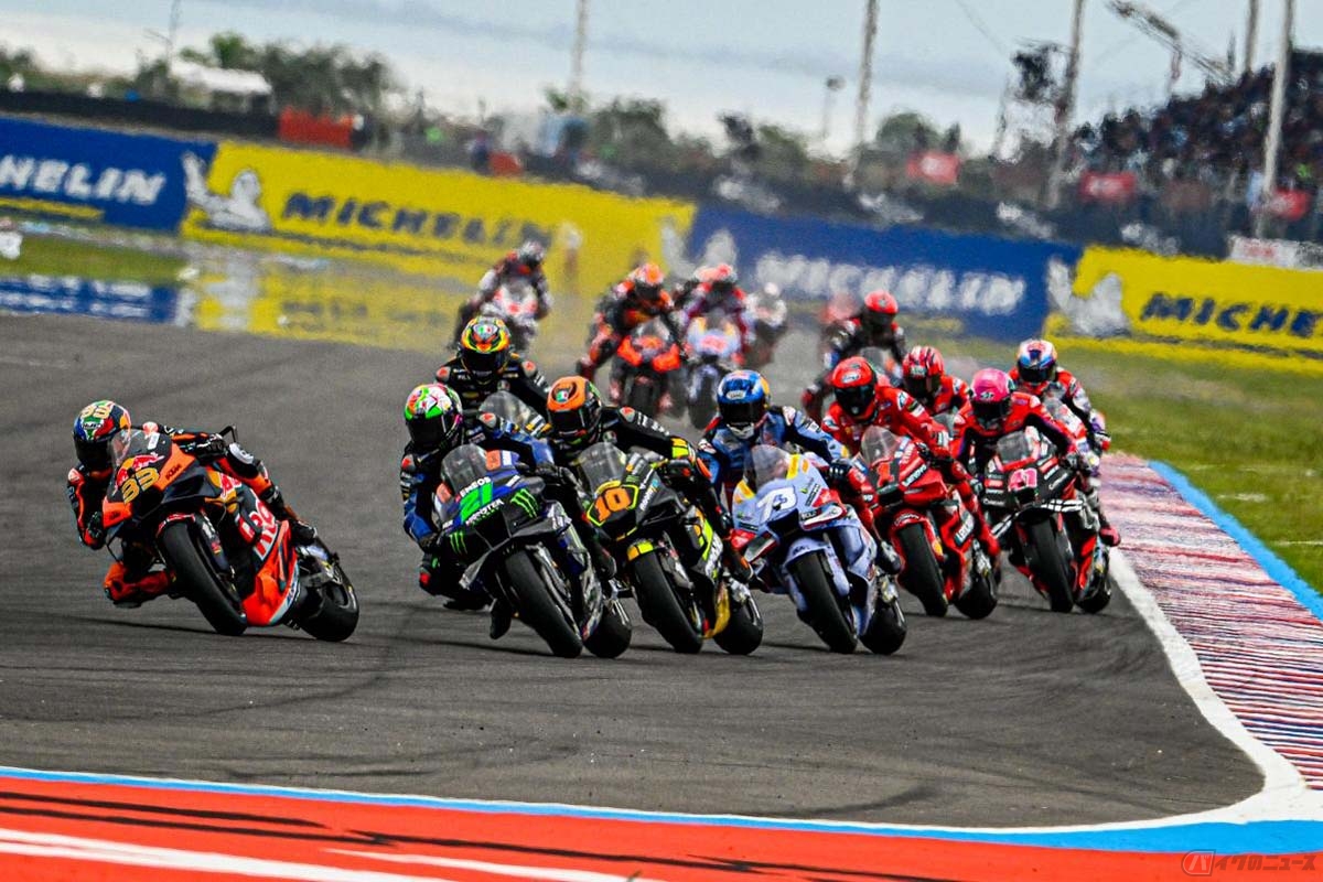 MotoGP第2戦アルゼンチンGP決勝レースの様子