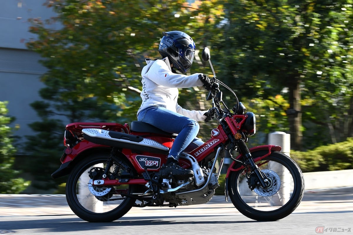自動遠心クラッチを採用したホンダ「CT125 ハンターカブ」