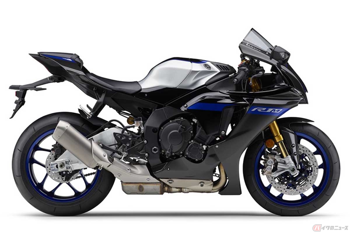 ヤマハ「YZF-R1M」の軸間距離は1405mm