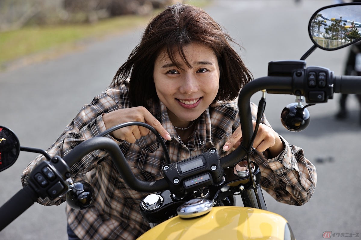 小さいメーターでバイクのスタイリッシュ感をより濃く感じる