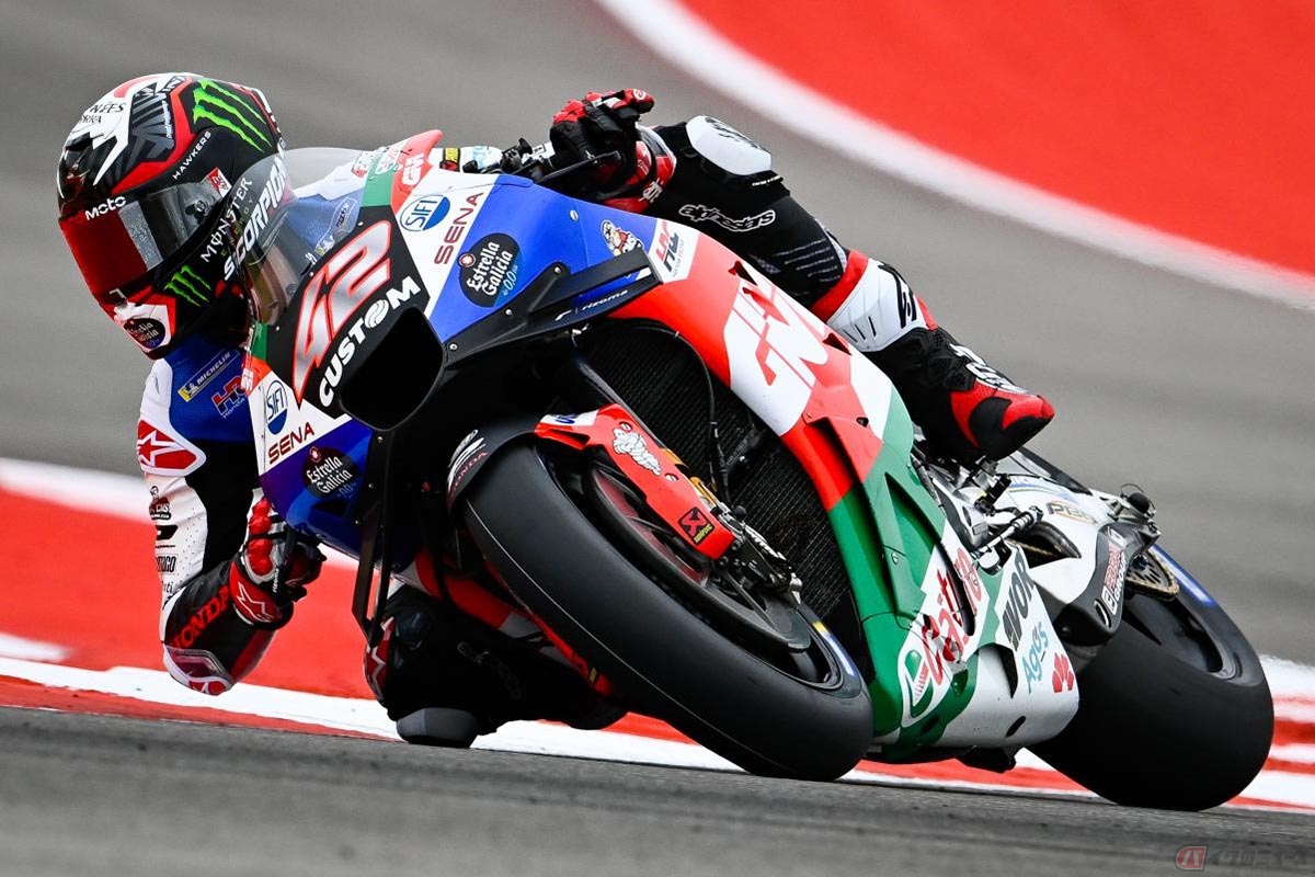 MotoGP第3戦アメリカズGPで優勝したアレックス・リンス選手（LCRホンダ・カストロール）
