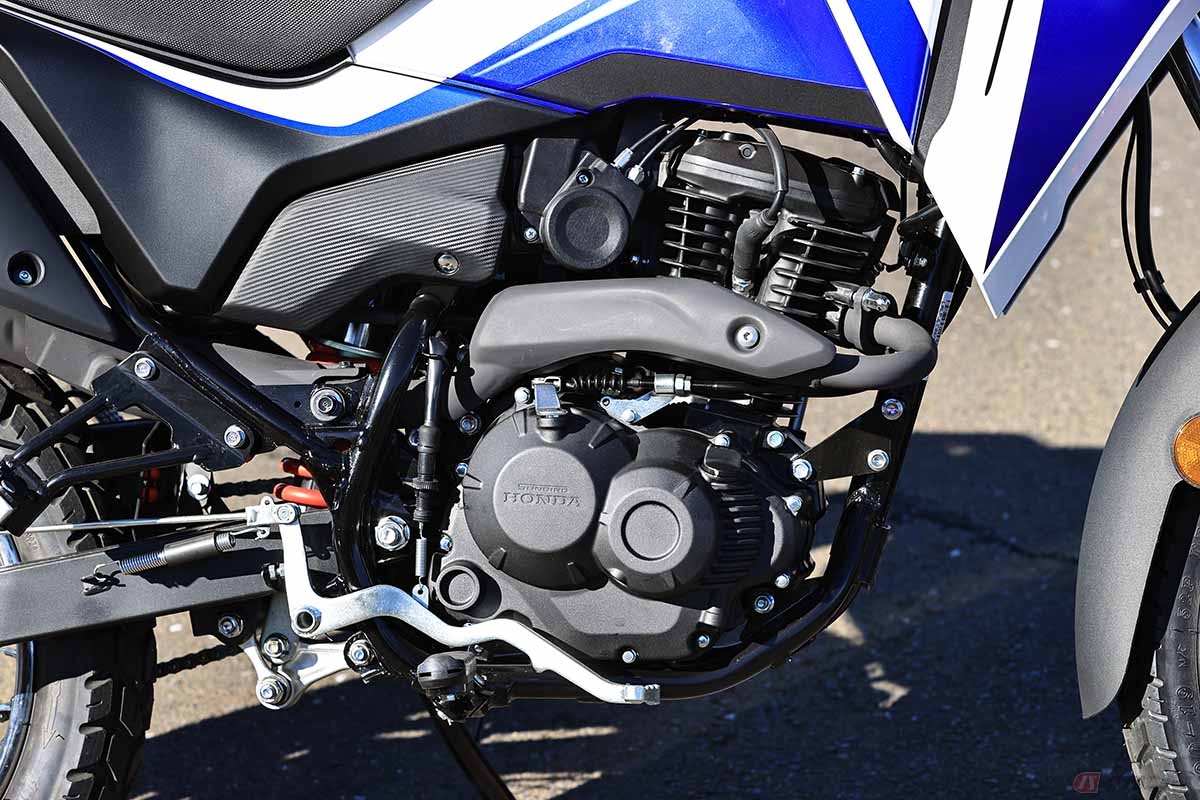 ホンダ「CRF190L」に搭載された排気量は184.4ccのエンジン