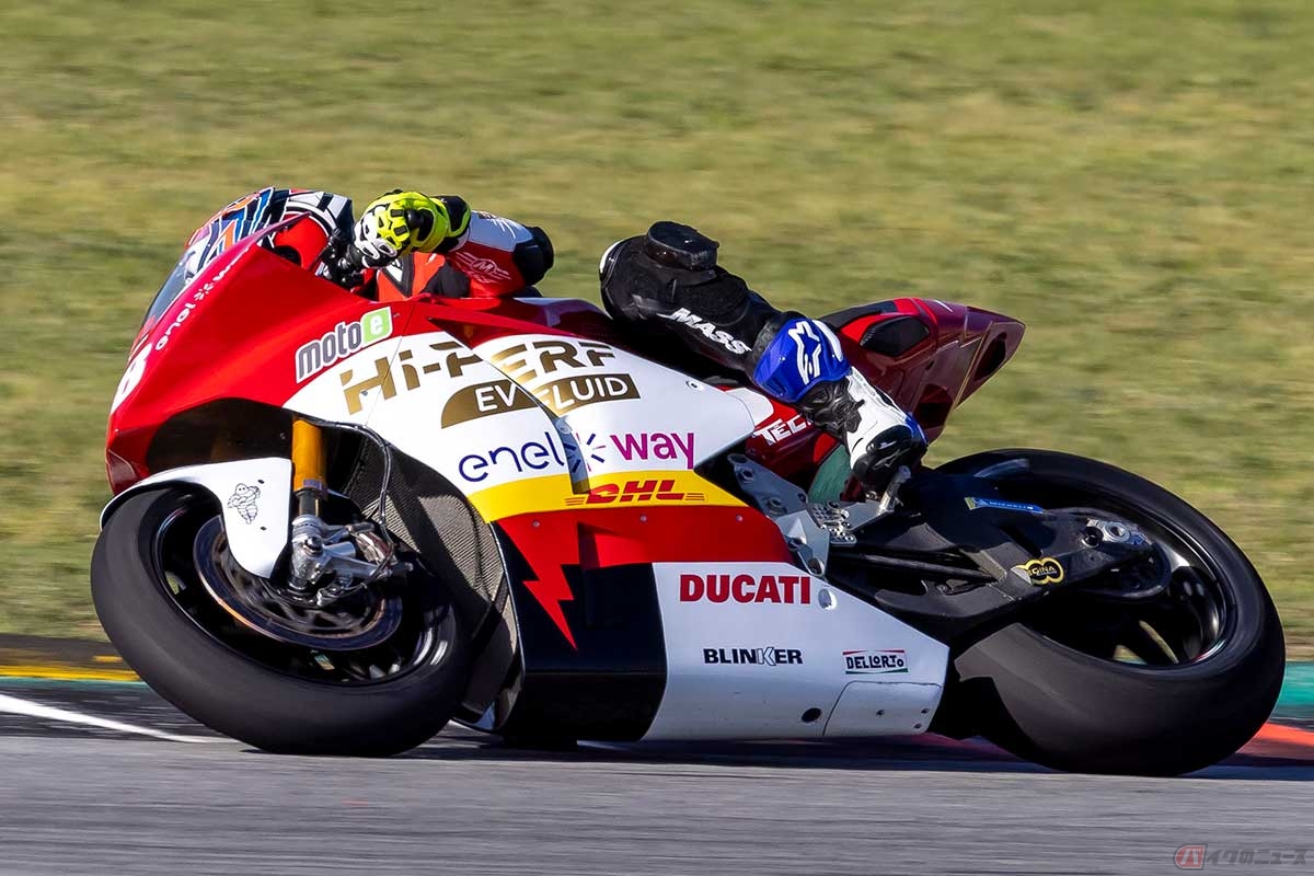 チームを移籍した大久保光選手。MotoE参戦3年目のシーズンを迎える