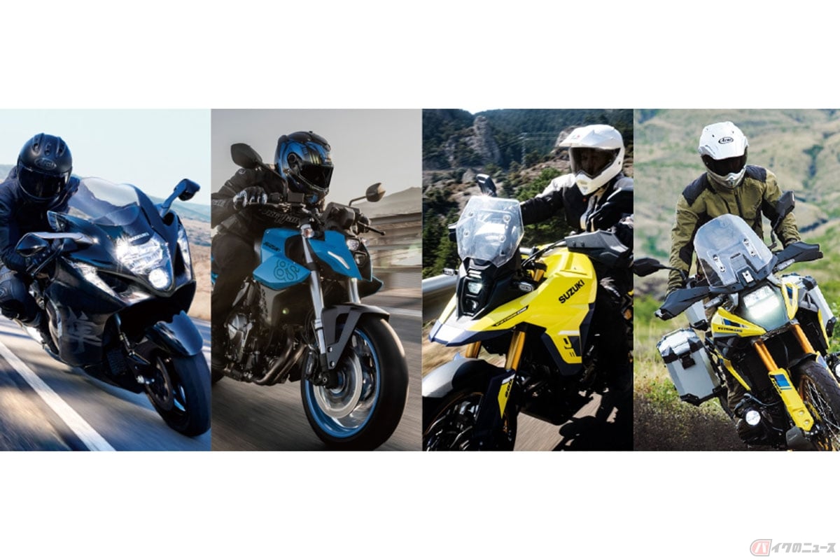 「スズキモーターサイクルコレクション2023」展示車両