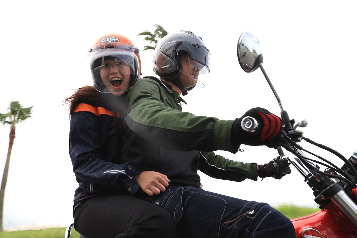 タンデム走行が可能なバイクは、排気量が51cc以上のバイクに限られる