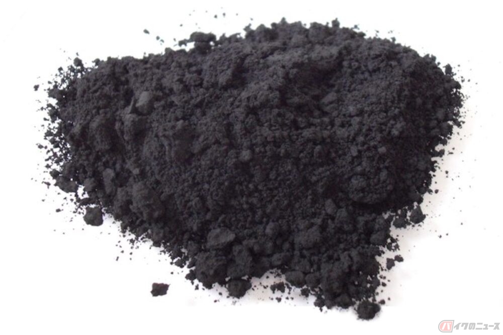 カーボンブラックは黒い炭素の粒