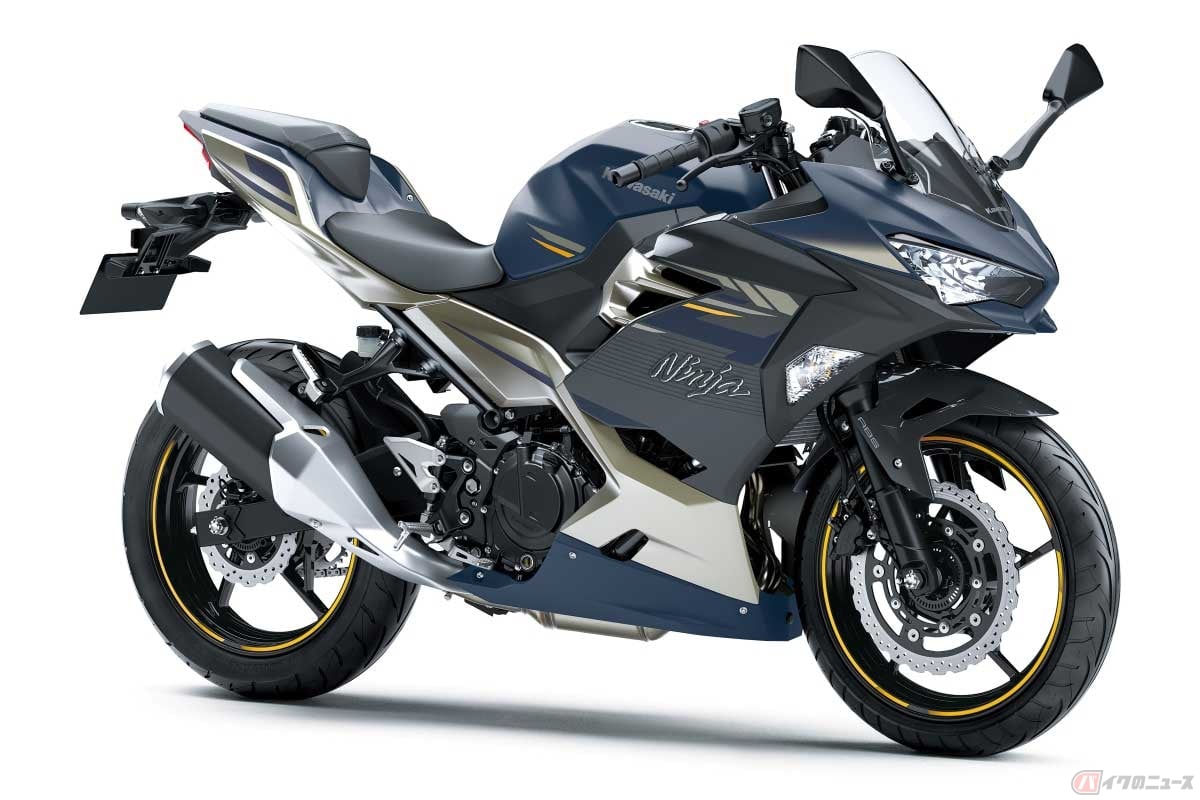 カワサキ「Ninja250」定地燃費値:32.3km/L、WMTCモード値:25.1km/L