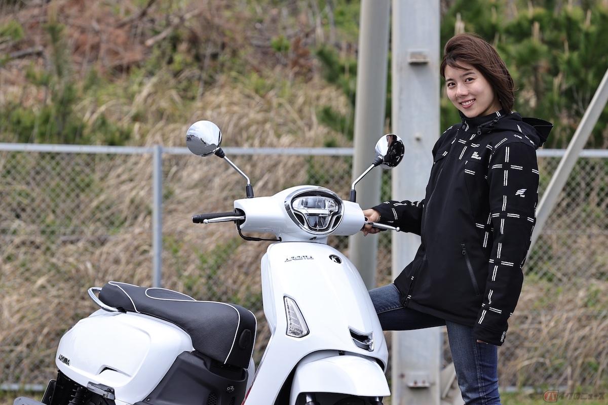 KYMCOの1500ccスクーター『AROMA 150』に試乗します