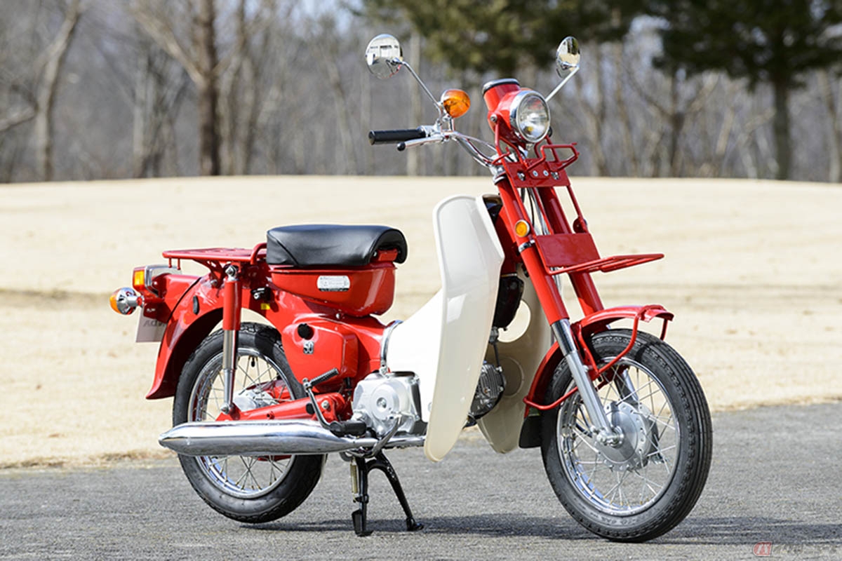 郵政仕様のスーパーカブホンダ「デリバリー MD50」