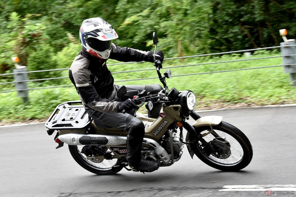 チューブタイヤが採用されたホンダ「CT125・ハンターカブ」