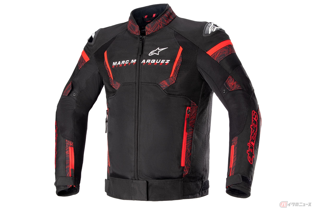 MM93 T-GP IGNITION AIR JACKET ASIA ブラックブライトレッド
