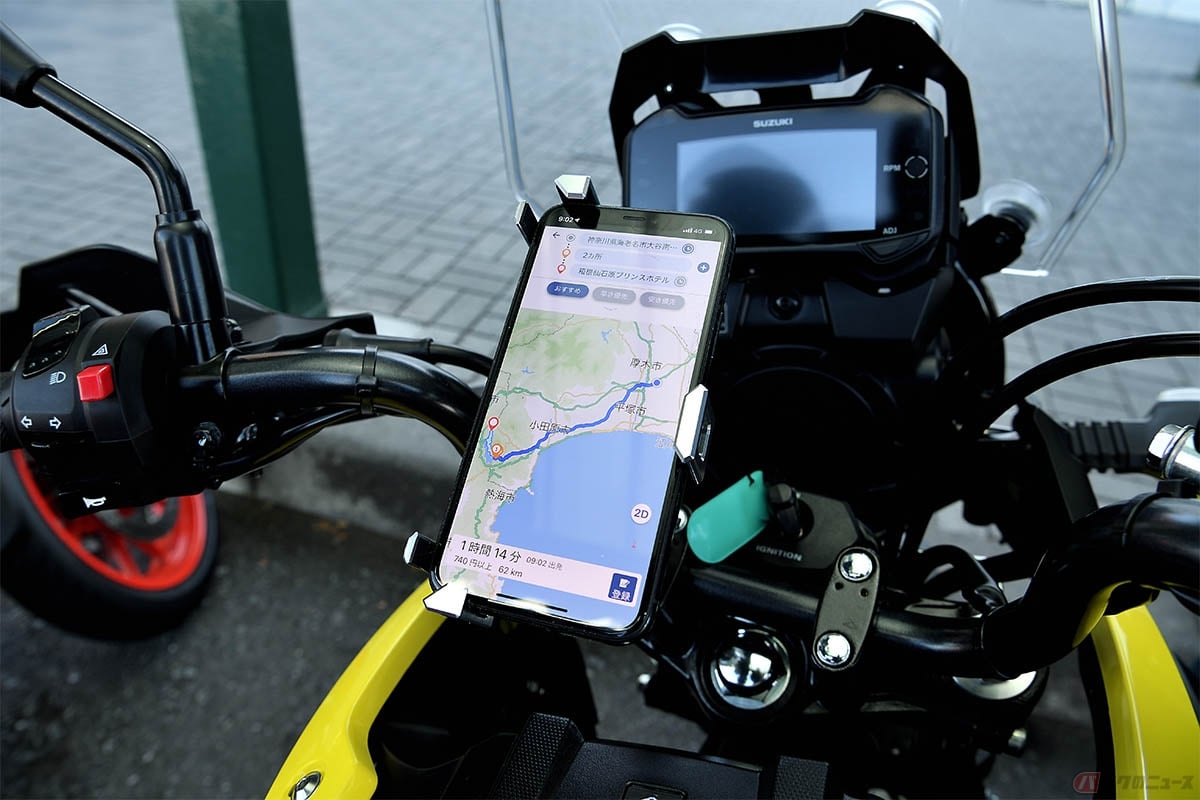 スマホをバイクに装着してナビに使用する際は、メインとは違うサブ機を用意することがおススメ